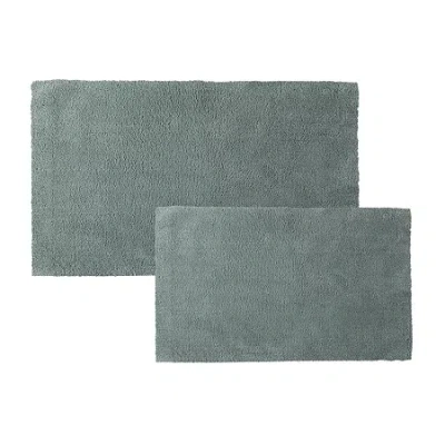 Linden Street Performance Bath Rug Set In Green