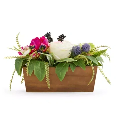 Linden Street Rose Box Floral Arrangement In Multi