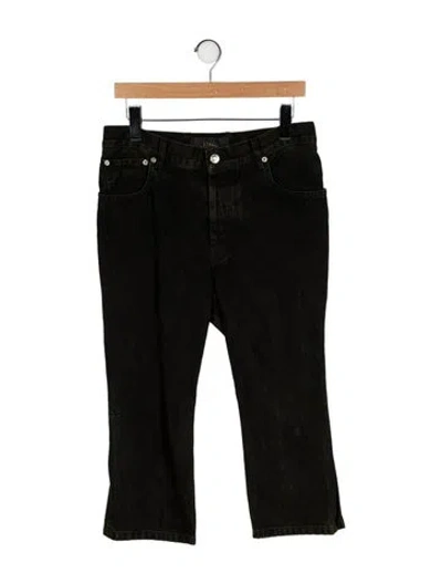 Pre-owned Linder High-rise Straight Leg Jeans W/ Tags In Black