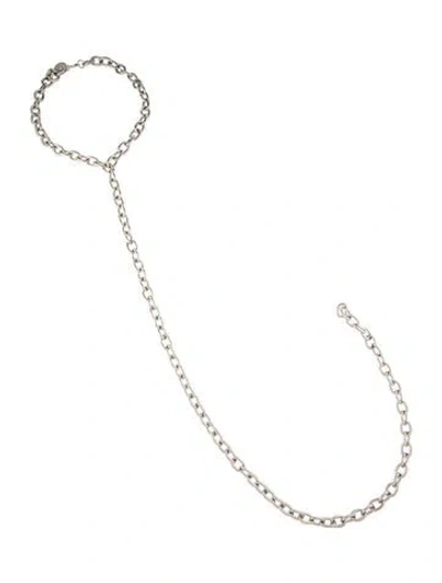 Pre-owned Linder Lavalier Chain Necklace In Multi