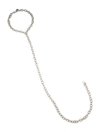 Pre-owned Linder Lavalier Chain Necklace In Multi