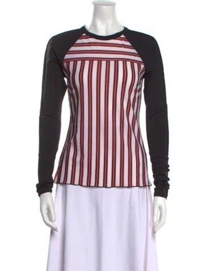 Pre-owned Linder Nylon Striped Top In Multi