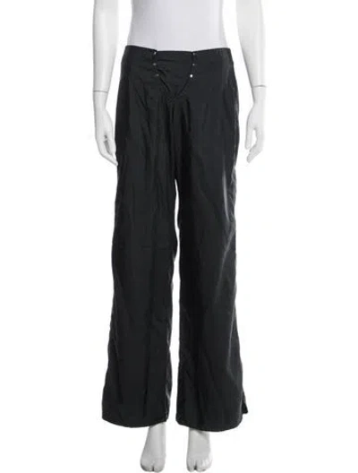 Pre-owned Linder Wide Leg Pants In Black