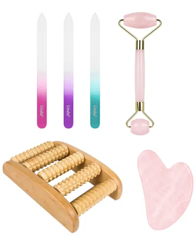 Lindo 4pc Nail & Massage Set In Multi