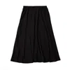 Lindsay Nicholas New York Women's Duchess Skirt In Black Recycled Poly In Black