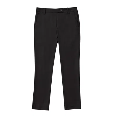 Lindsay Nicholas New York Women's Elizabeth Trouser In Black Tropical Weight Wool