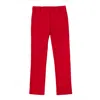 Lindsay Nicholas New York Women's Elizabeth Trouser In Red In Red