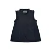 Lindsay Nicholas New York Women's Frill Crewneck Shell In Black In Black