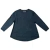 Lindsay Nicholas New York Women's Grey Wellesley Sweater In Charcoal In Grey