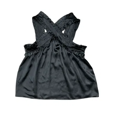 Lindsay Nicholas New York Women's Jackie Criss Cross Top In Black