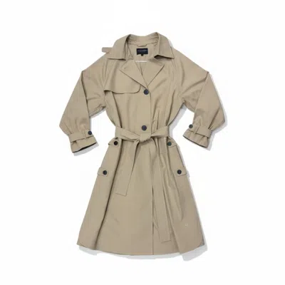 Lindsay Nicholas New York Women's Neutrals Newbury Trench In Purple