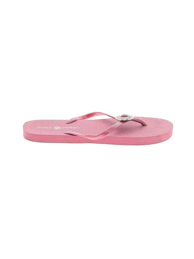 Pre-owned Lindsay Phillips Flip Flops In Pink