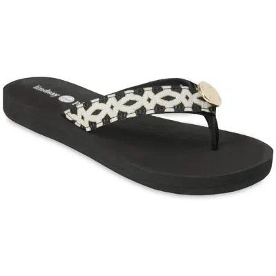 Lindsay Phillips Lulu Womens Slide Flip-flops In Black