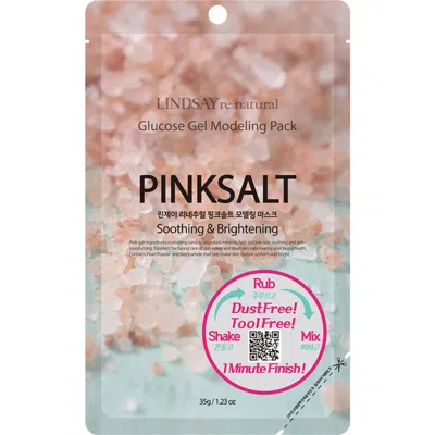 Lindsay Pink Salt Re:natural Modeling Mask Pouch In Transparent