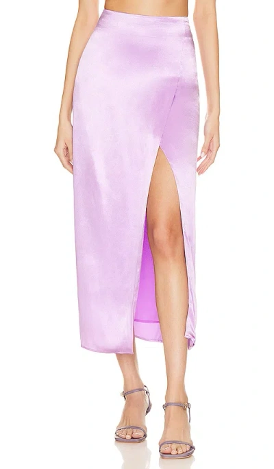 Line & Dot Adelyn Skirt In Lavender