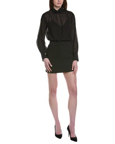 Line & Dot Amuse Mini Dress In Black