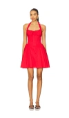 Line & Dot Anessa Mini Dress In Red