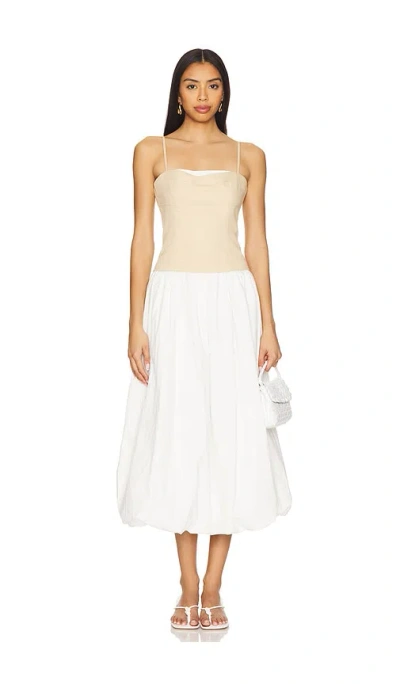 Line & Dot Anthia Dress In White