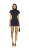 Line & Dot Archer Draped Mini Dress