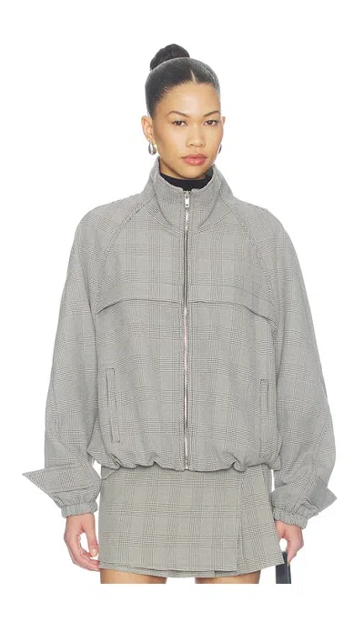 Line & Dot Archie Jacket In Gray