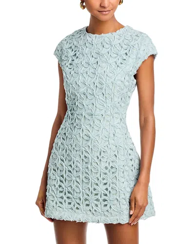Line & Dot Aris Mini Dress In Blue