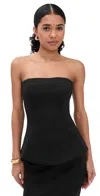 Line & Dot Astrid Top Black In Black
