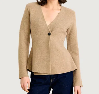 Line And Dot Atleigh Sweater In Oatmeal In Brown