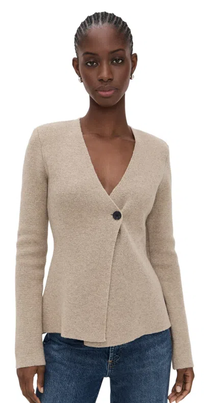 Line & Dot Atleigh Sweater Oatmeal In Brown
