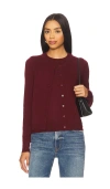 Line & Dot Ayla Double Layered Sweater In Burgundy