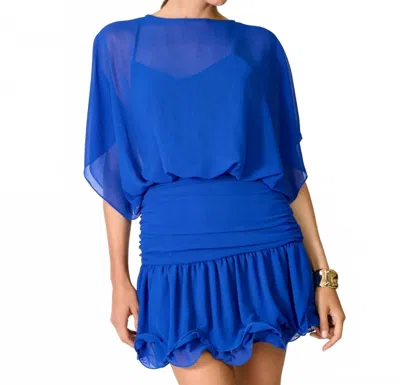 Line And Dot Azure Coast Mini Dress In Royal In Blue