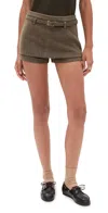 Line & Dot Belmont Skort Brown In Green