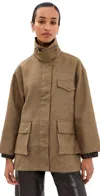 Line & Dot Bourbon Jacket Brown In Brown