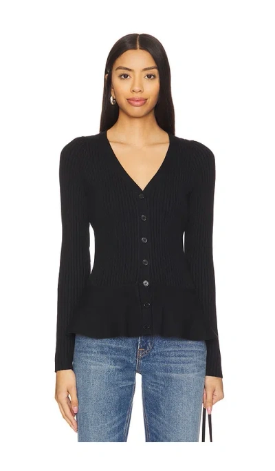 Line & Dot Brook Cardigan In Black