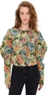 Line & Dot Cambria Jacket Cream Multi In Multi