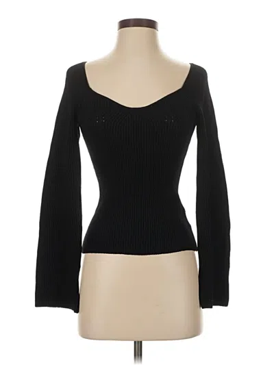 Pre-owned Line & Dot Cardigan Sweater In Black