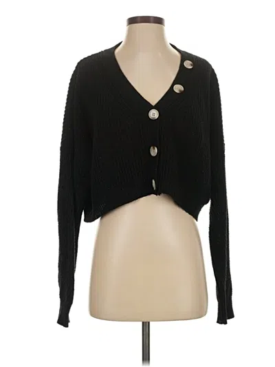 Pre-owned Line & Dot Cardigan Sweater In Black