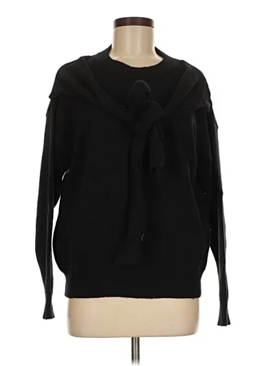 Pre-owned Line & Dot Cardigan Sweater In Black