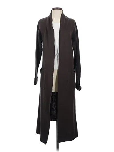 Pre-owned Line & Dot Cardigan Sweater In Brown