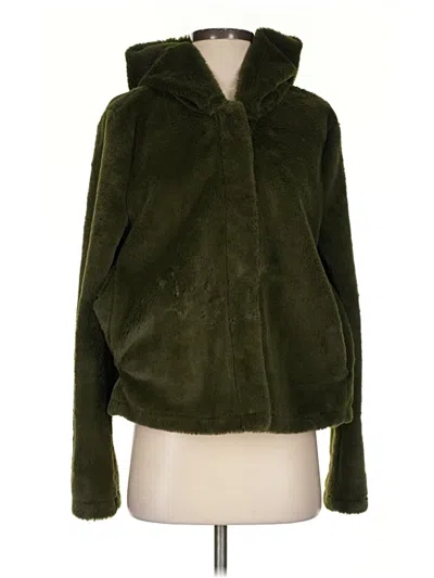 Pre-owned Line & Dot Cardigan Sweater In Green