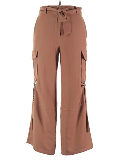 Pre-owned Line & Dot Cargo Pants In Brown