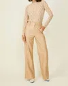 Line And Dot Carmela Pants In Tan In Multi