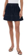 Line & Dot Caryl Skirt Indigo In Blue
