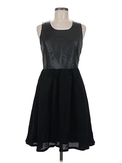 Pre-owned Line & Dot Casual Dress In Black