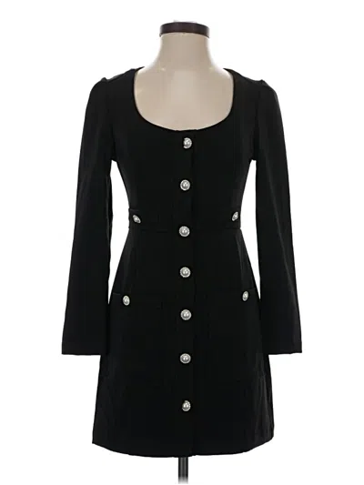 Pre-owned Line & Dot Casual Dress In Black