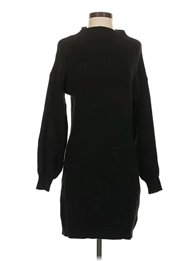 Pre-owned Line & Dot Casual Dress In Black