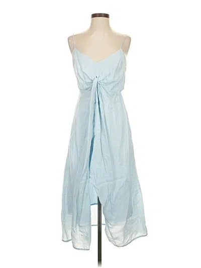 Pre-owned Line & Dot Casual Dress In Blue