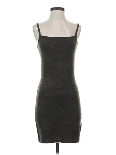 Pre-owned Line & Dot Casual Dress In Gray