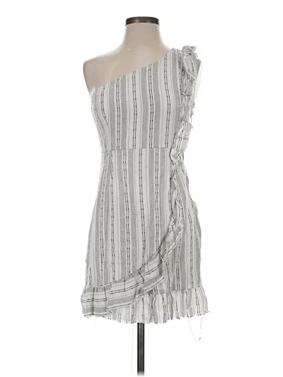 Pre-owned Line & Dot Casual Dress In Gray