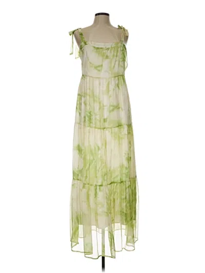 Pre-owned Line & Dot Casual Dress In Green