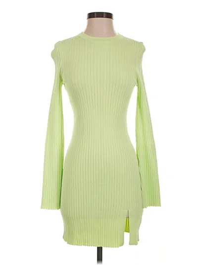 Pre-owned Line & Dot Casual Dress In Green